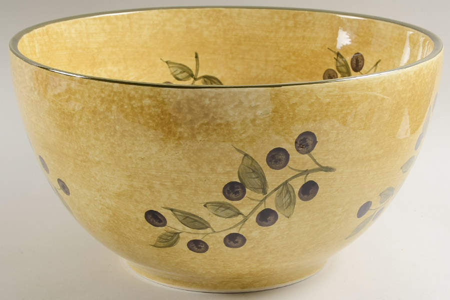 Olives 12" Large Salad Serving Bowl by 222 Fifth (PTS)-1