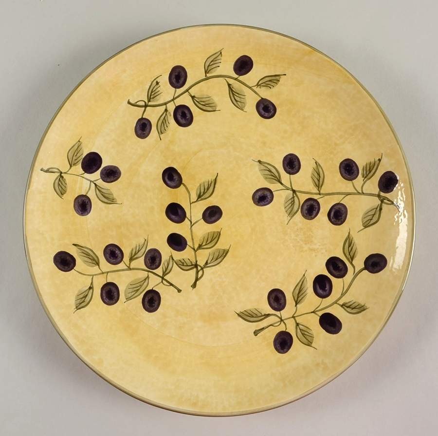 Olives Dinner Plate by 222 Fifth (PTS)-1