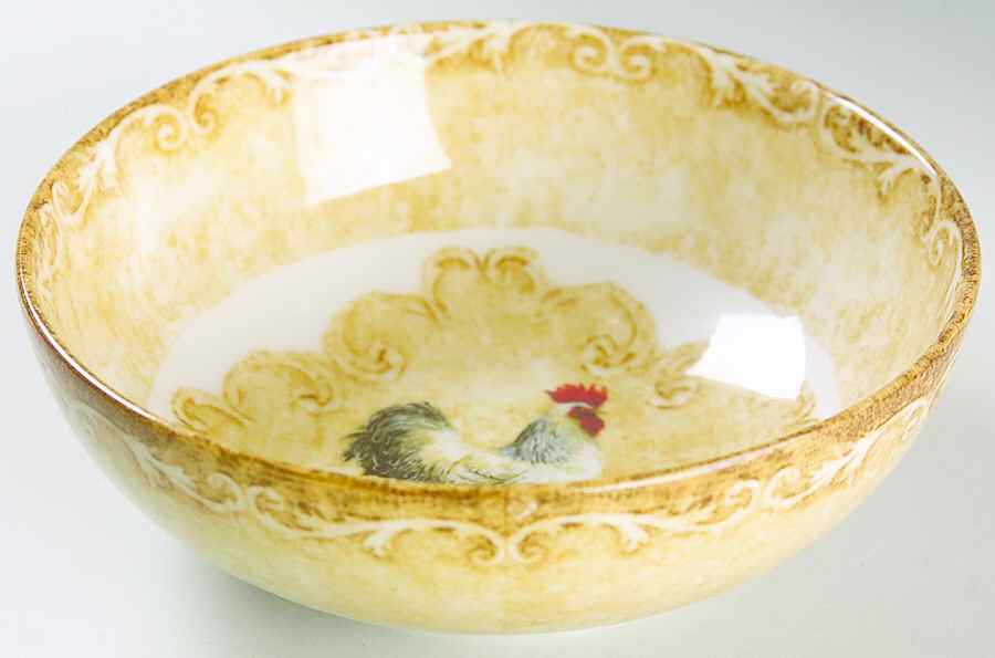 Regal Rooster Soup/Cereal Bowl by 222 Fifth (PTS)-1