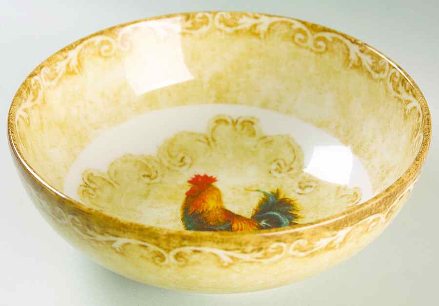 Regal Rooster Soup/Cereal Bowl by 222 Fifth (PTS)-1