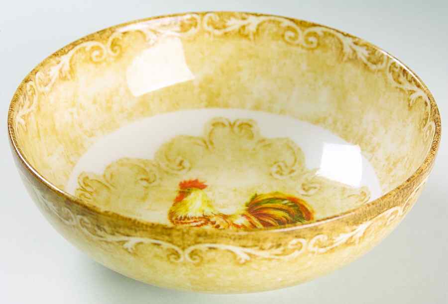 Regal Rooster Soup/Cereal Bowl by 222 Fifth (PTS)-1