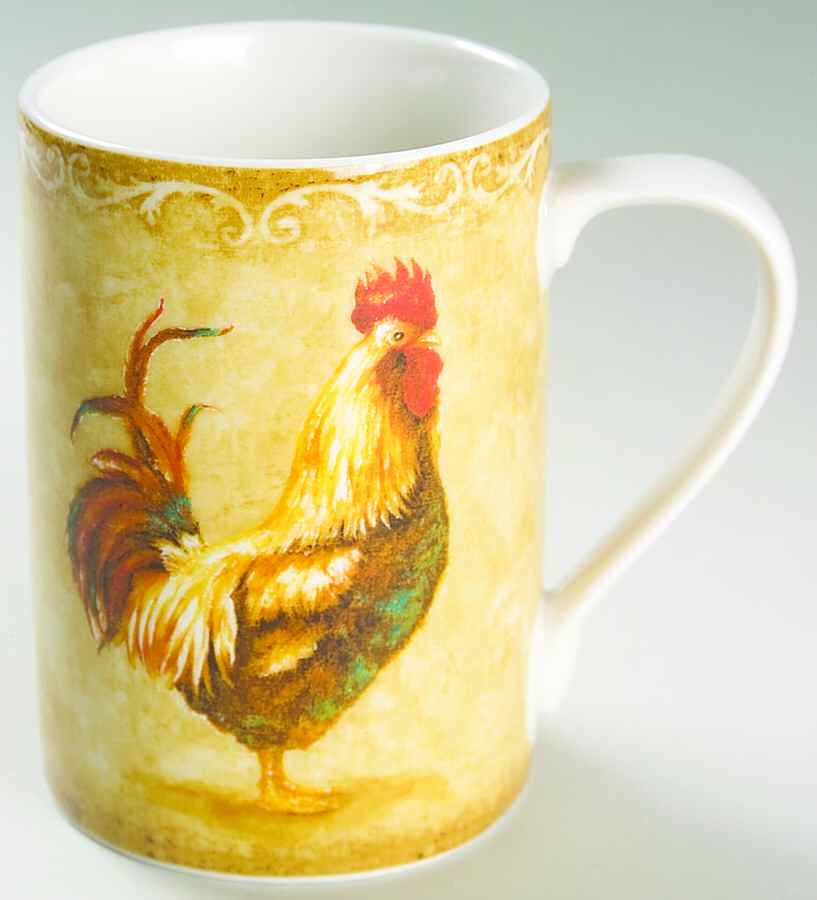 Regal Rooster Mug by 222 Fifth (PTS)-1