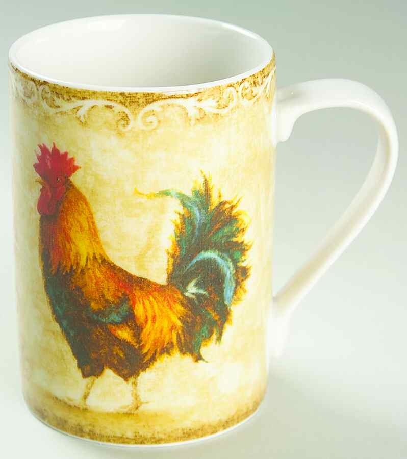 Regal Rooster Mug by 222 Fifth (PTS)-1