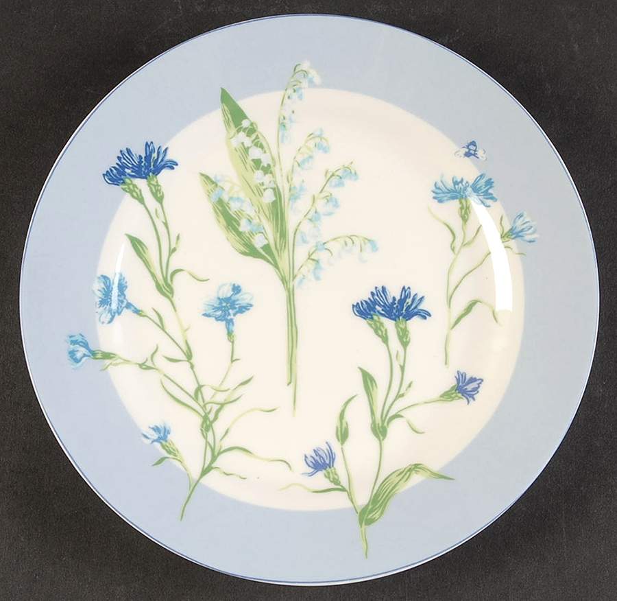 Cornflower Salad/Dessert Plate by Laura Ashley-1
