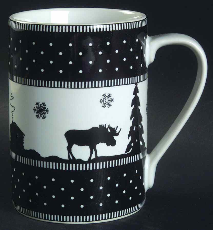 Adirondack Black Mug by 222 Fifth (PTS)-1