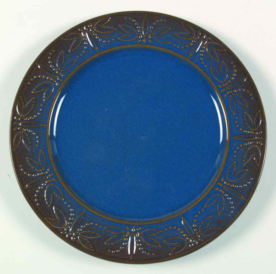 Bungalow Blue Dinner Plate by American Atelier-1