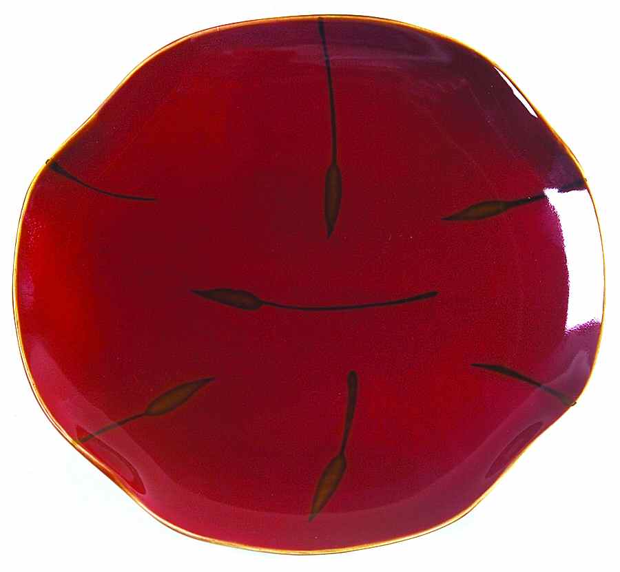 Cinnabar Dinner Plate by American Atelier-1