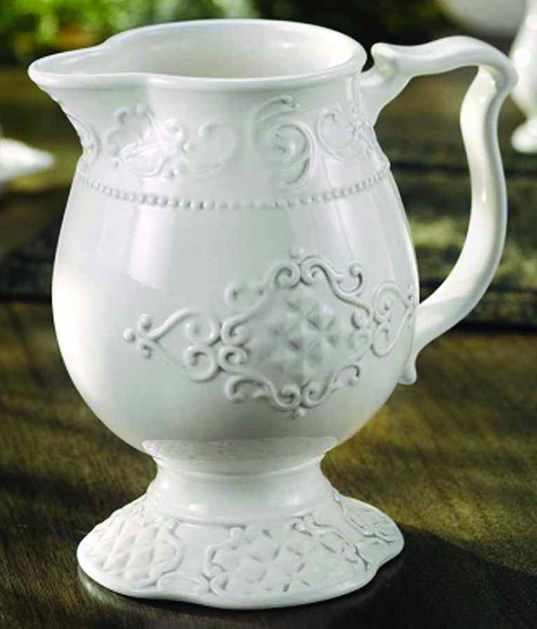 Empress White 80 Oz Pitcher by American Atelier-1