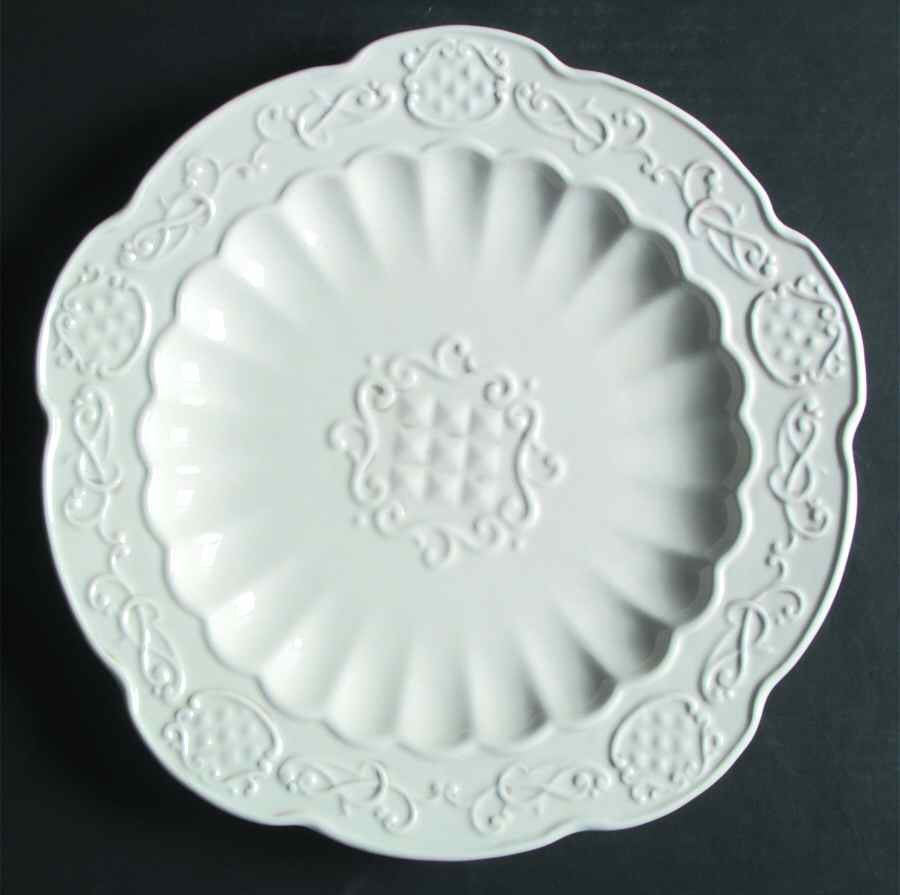 Empress White Service Plate (Charger) by American Atelier-1