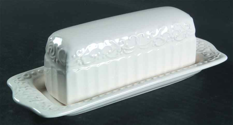 Empress White 1/4 Lb Covered Butter by American Atelier-1