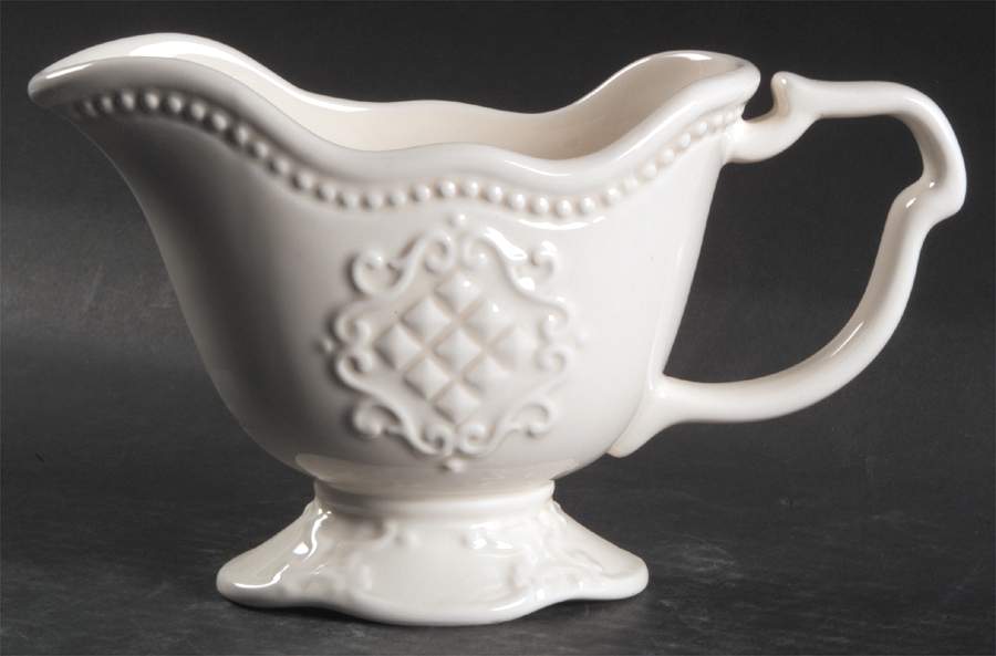 Empress White Gravy Boat by American Atelier-1