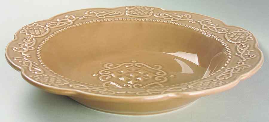 Empress Coffee Large Rim Soup Bowl by American Atelier-1