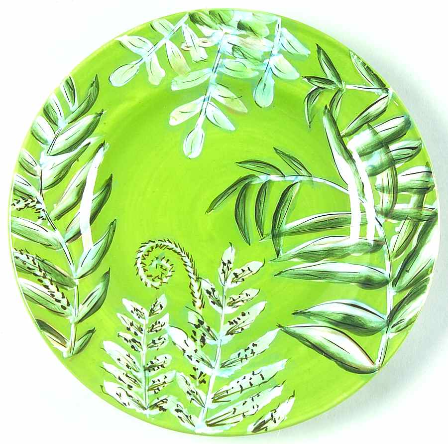 Fern Salad/Dessert Plate by American Atelier-1