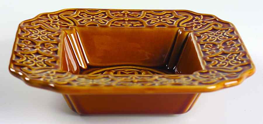 Medallion Amber Soup/Cereal Bowl by American Atelier-1
