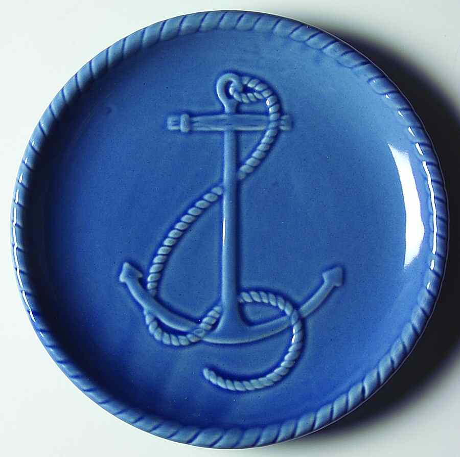 Nautical Blue Salad Plate by American Atelier-1