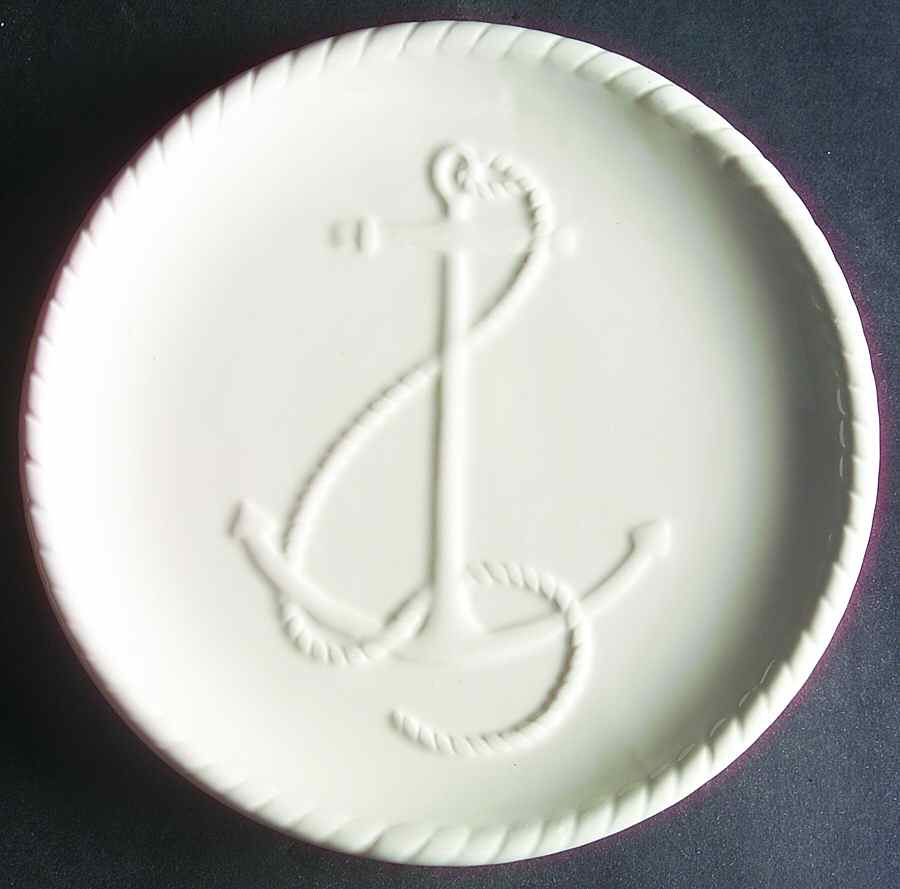 Nautical White Salad Plate by American Atelier-1