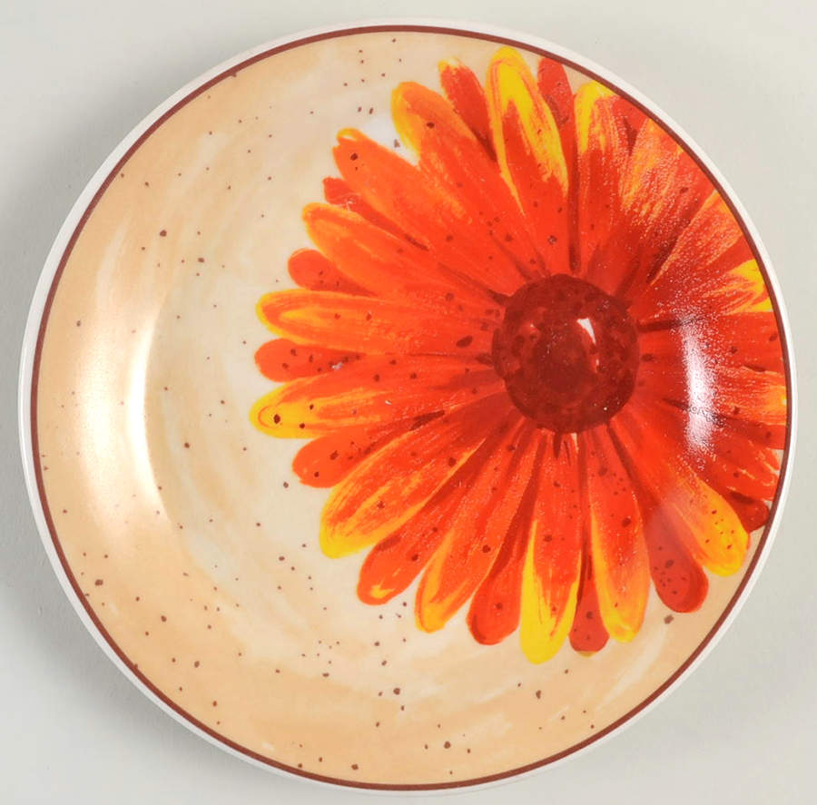 Sunflower Salad Plate by American Atelier-1