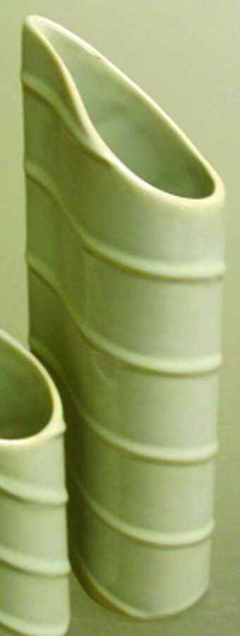 Synergy Beige 9" Vase by American Atelier-1