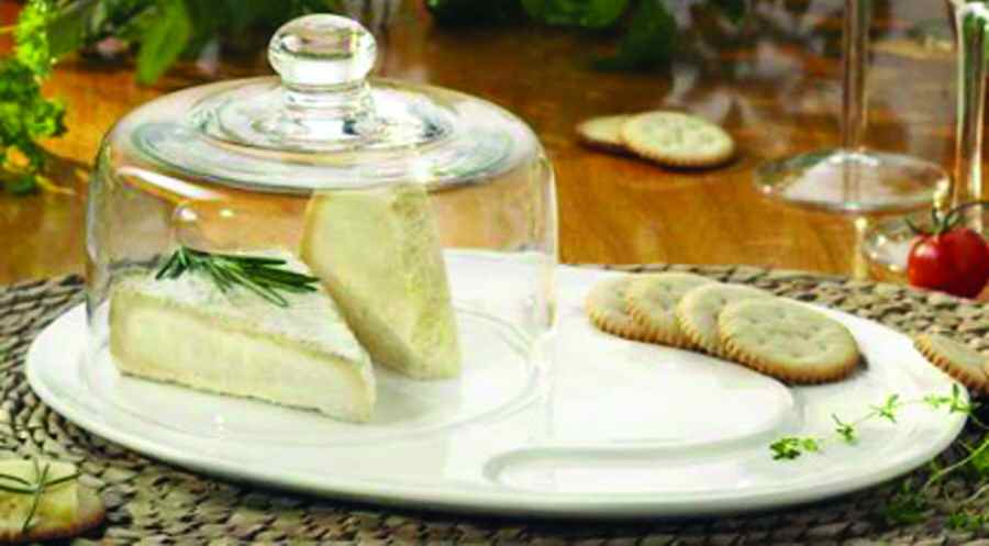 You're Invited Cheese and Cracker Set with Dome by American Atelier-1