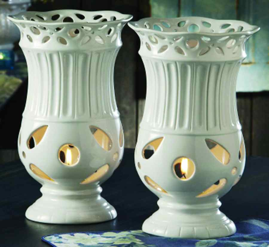 Aspen 10" 1-Piece Hurricane/Candle Lamp by American Atelier-1