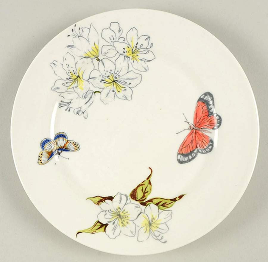 Butterfly Study Salad Plate by Anthropologie-1