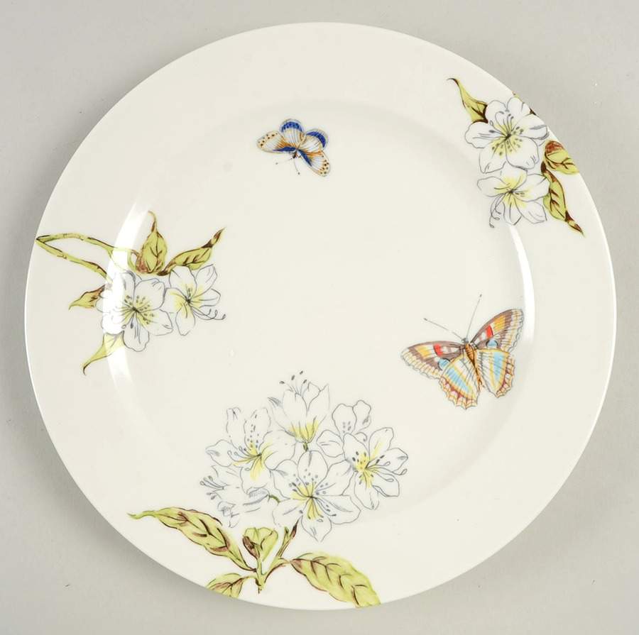 Butterfly Study Dinner Plate by Anthropologie-1