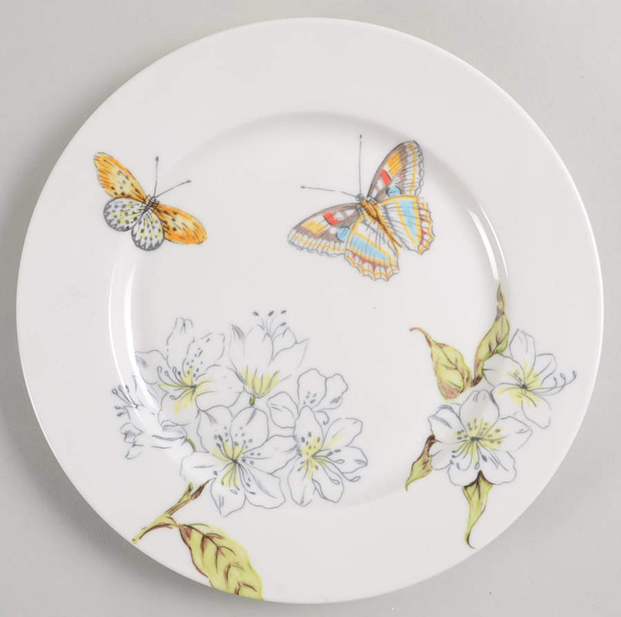 Butterfly Study Salad Plate by Anthropologie-1