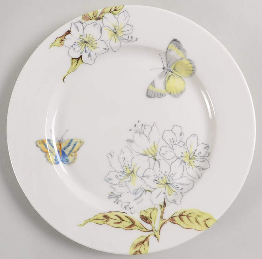 Butterfly Study Salad Plate by Anthropologie-1