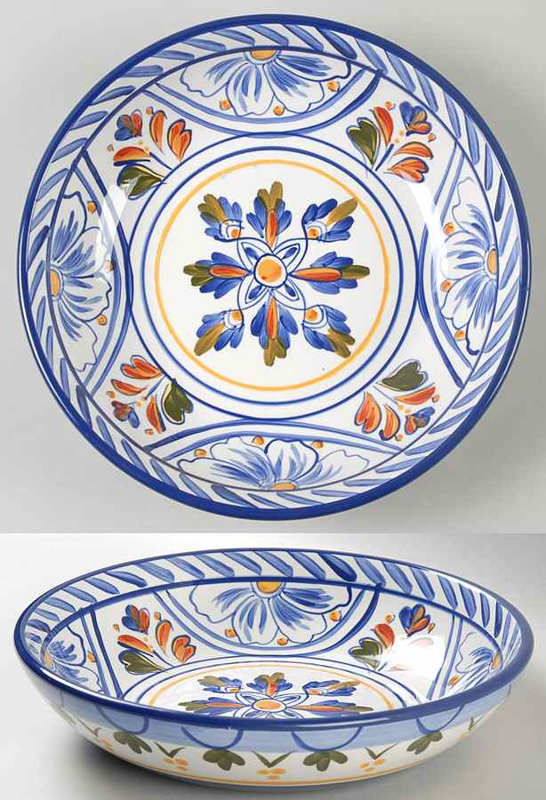 Valencia 9" Individual Pasta Bowl by Artimino-1