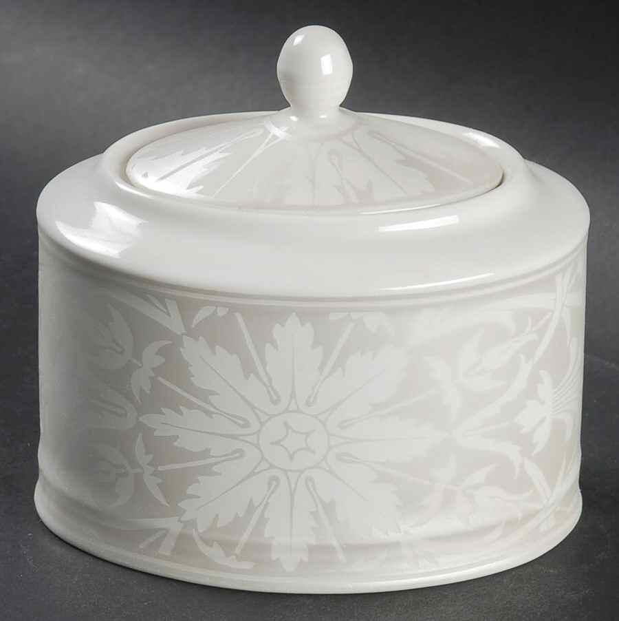 Vertoni Platinum Sugar Bowl & Lid by 222 Fifth (PTS)-1
