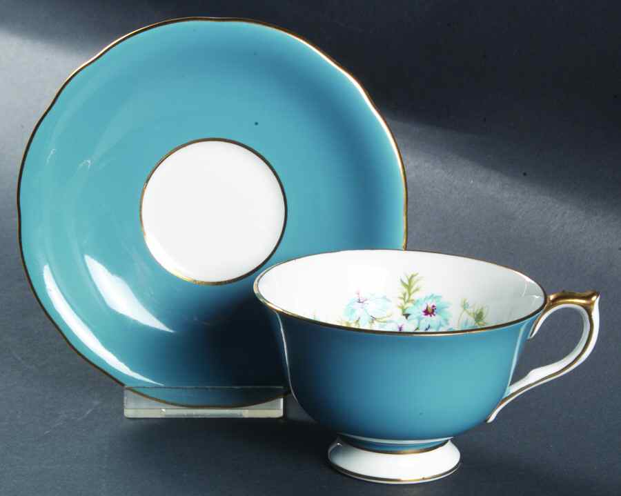 72529 Footed Cup & Saucer Set by John  Aynsley & Sons-1