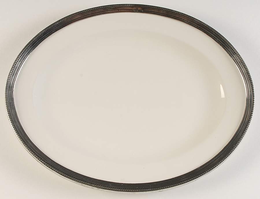 Perlina 16" Oval Serving Platter by Arte Italica-1