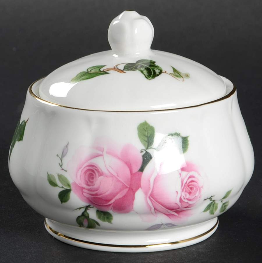 Rose & Ivy Mini Sugar Bowl & Lid by Allyn Nelson-1