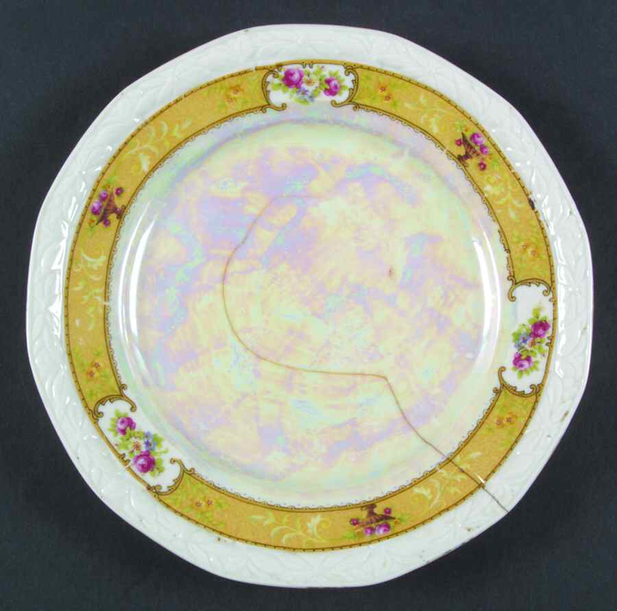 ALZ8 Salad Plate by A Laufer (Czech)-1