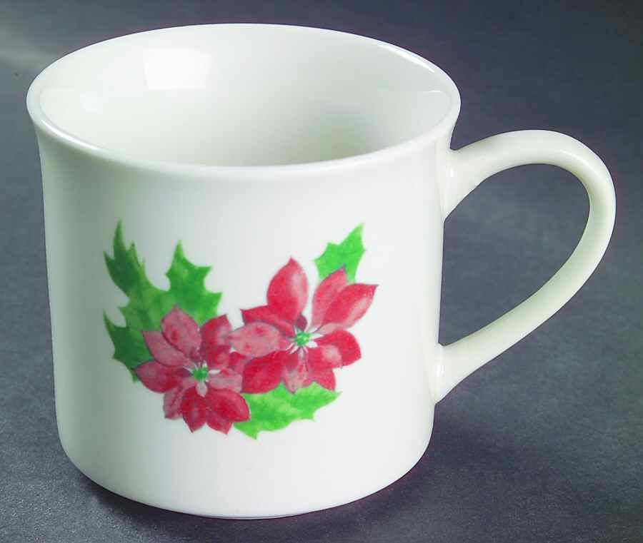 Poinsettia Flat Cup by American Atelier-1