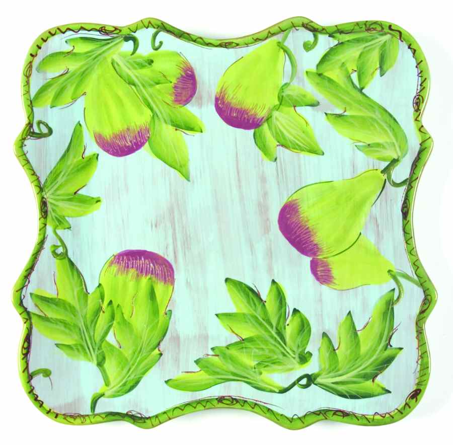 Le Figuier Square Dinner Plate by Ambiance-1