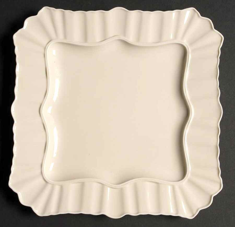 Aristocrat Floral Square Salad/Dessert Plate by Ambiance-1