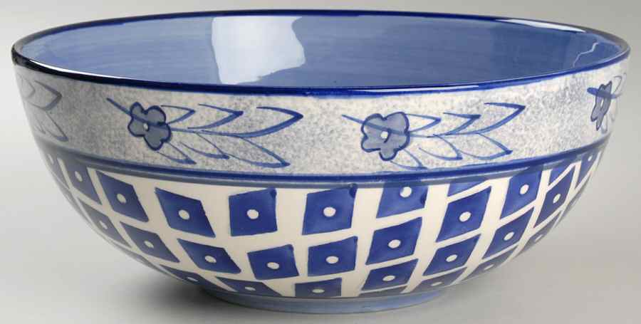 Azure 10" Large Salad Serving Bowl by Ambiance-1