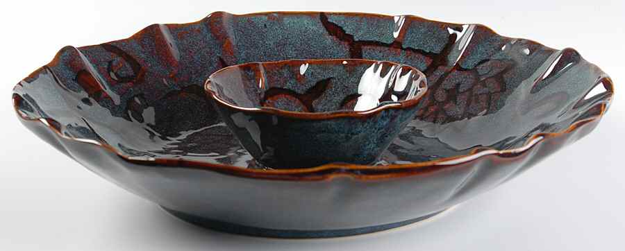 Savoy 1 Piece Chip & Dip by Euro Ceramica-1