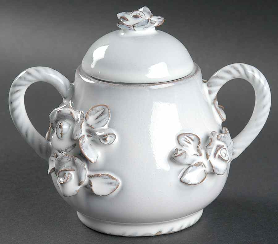 Elegance Rose Sugar Bowl & Lid by Ambiance-1