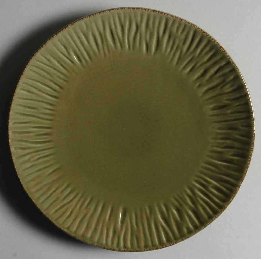 Palette Moss (Green) Salad/Dessert Plate by Ambiance-1