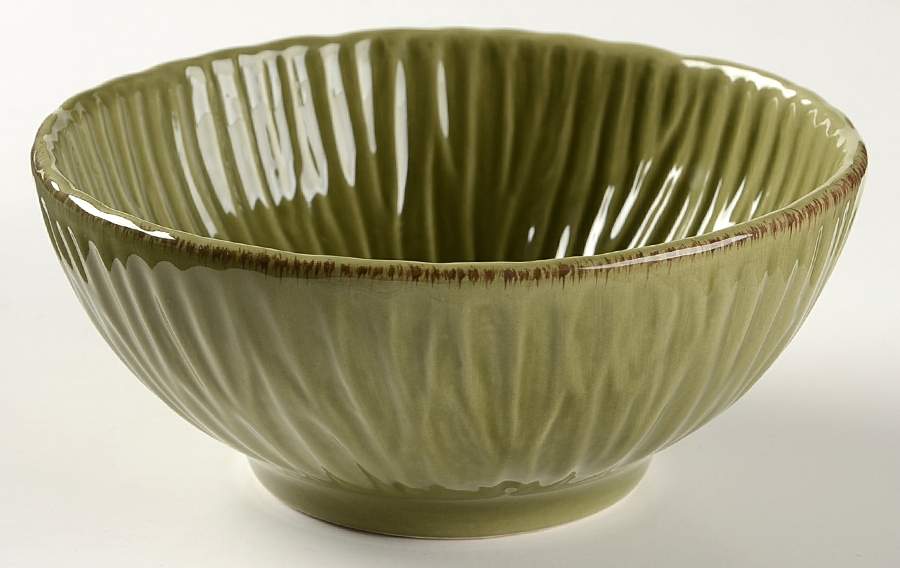 Palette Moss (Green) Dessert Bowl by Ambiance-1