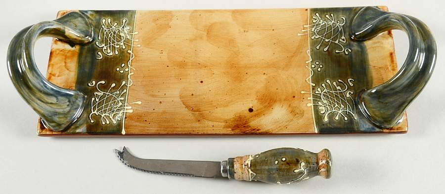 St Remy Cheese & Cracker Board & Knife by Ambiance-1