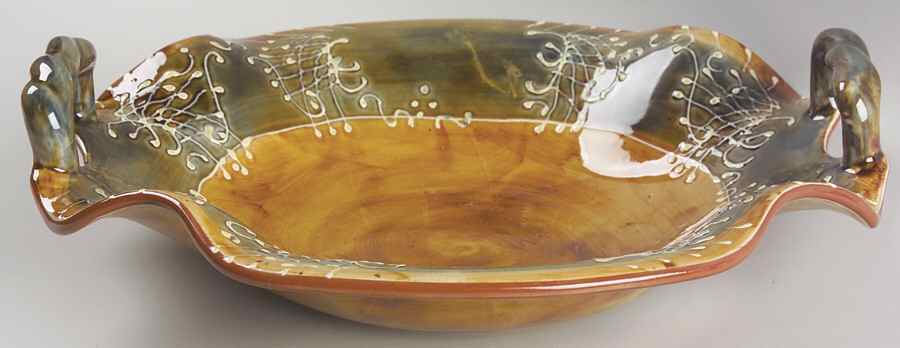 St Remy 13" Ruffled Bowl by Ambiance-1