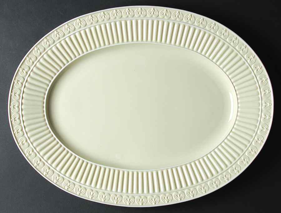 Colonnade 16" Oval Serving Platter by Ambiance-1