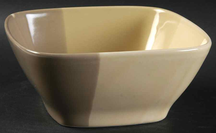 Color Blocks Cream Mocha Soup/Cereal Bowl by 222 Fifth (PTS)-1