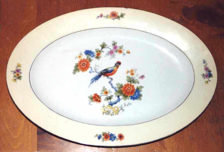 AIH16 14" Oval Serving Platter by AICH (Czech)-1
