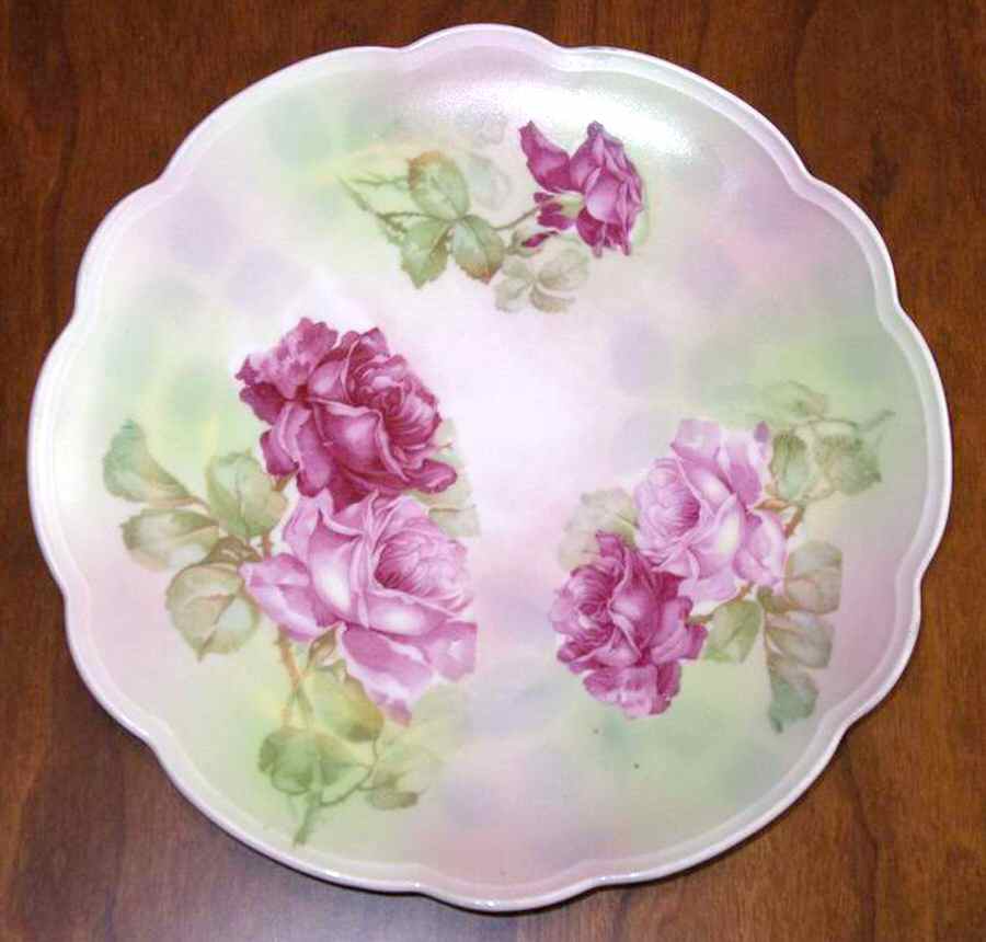 Biaritz Rose Salad Plate by Altrohlau-1