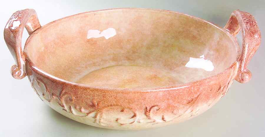 Vicenza 10" Round Handled Bowl by Artimino-1