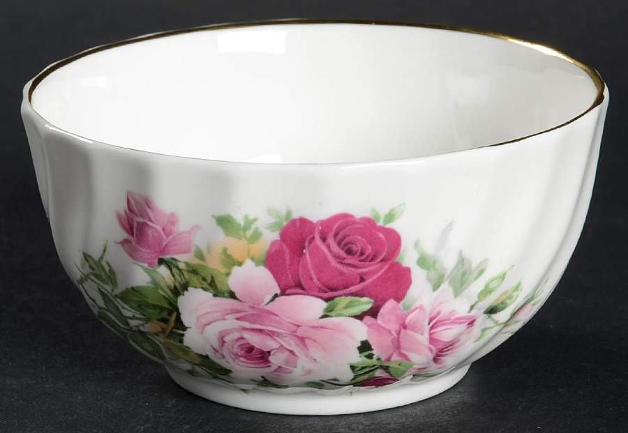 Summertime Rose Mini Open Sugar Bowl by Allyn Nelson-1